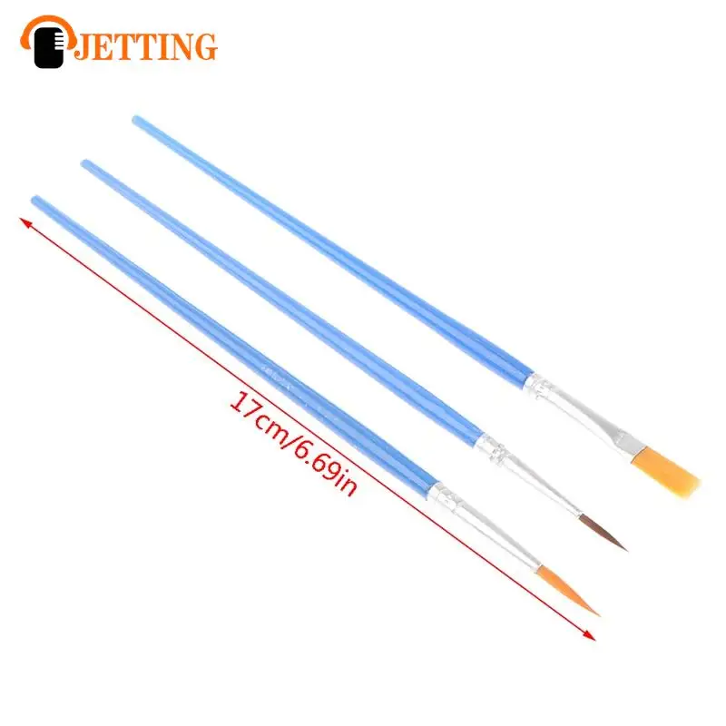 상세한 회화를 위한 나일론 머리 작은 솔 부피를 가진 50pc 편평한 페인트 솔