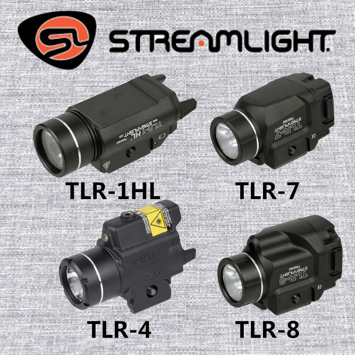 Streamlight TLR-1 TLR-1HL TLR-3 TLR-4 TLR-7 TLR-8 TLR LED Flashlight Tactical Scout Light For Glock 17 Light Fit 20mm Rail
