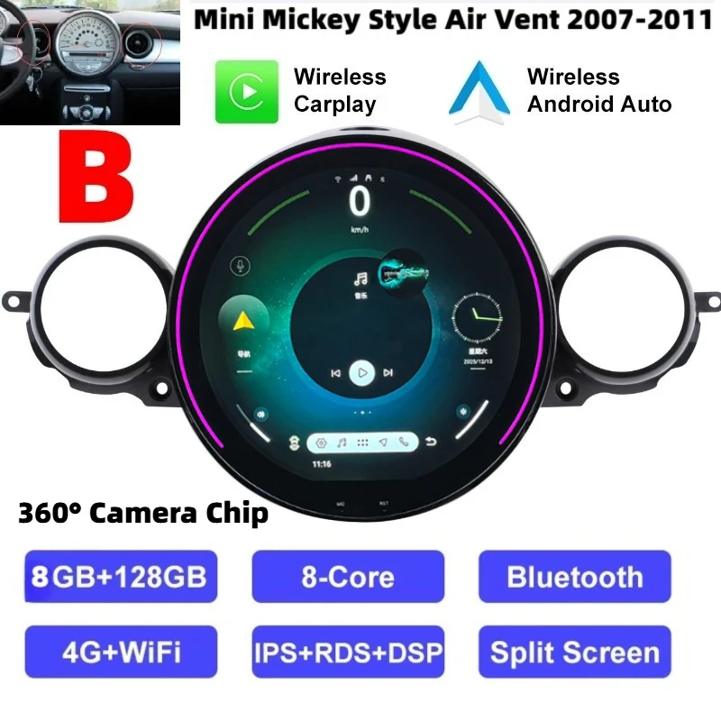 (B) 8G 128G