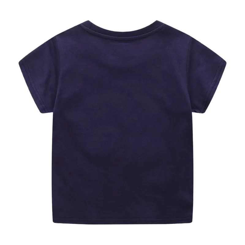 Jumping Meters New Arrival Boys T Shirts For Summer Cotton Cartoon Aircraft Embroidery Toddler Kids Tees Baby Tops Clothes 4