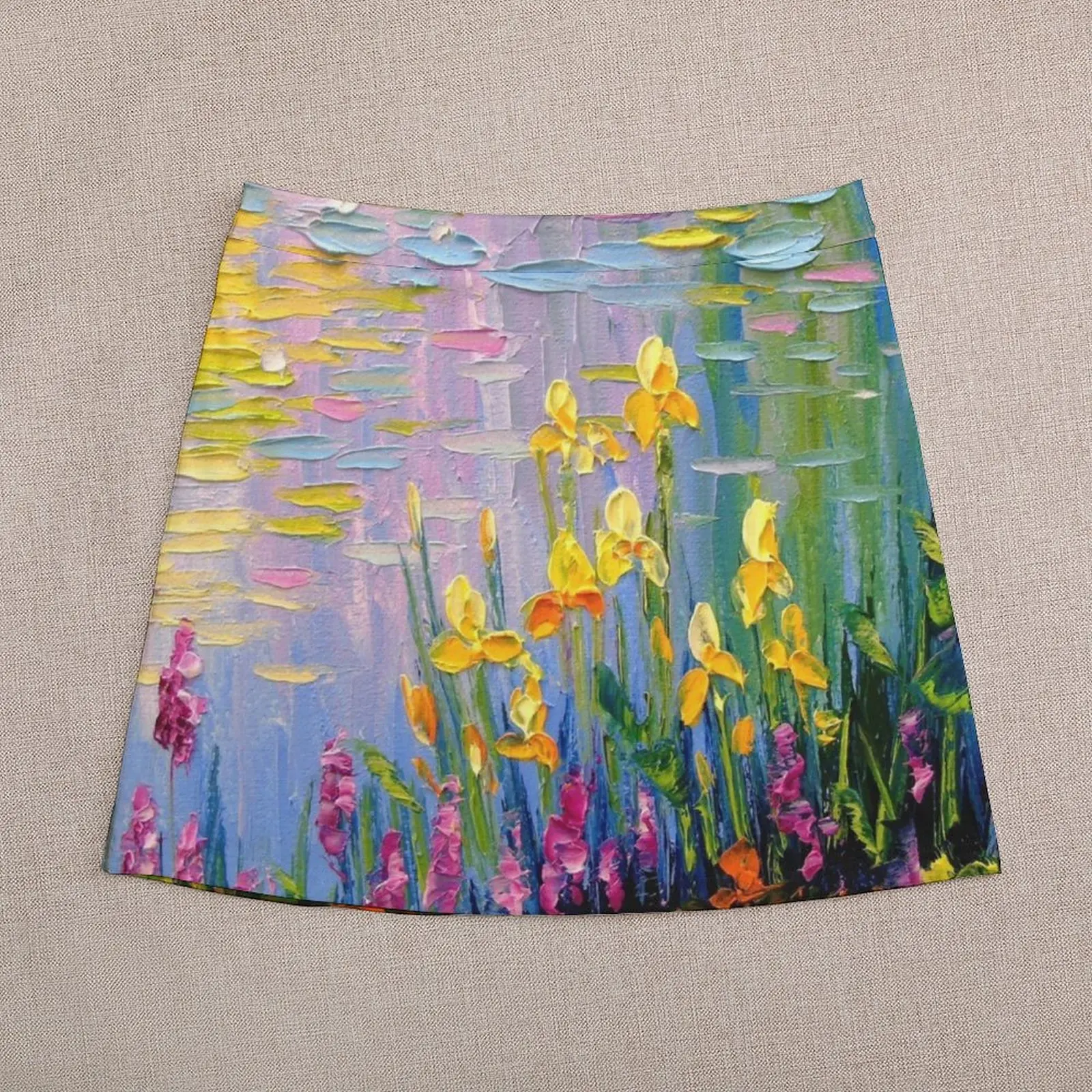 Flowers by the pond Mini Skirt Korean skirts clothing women summer 2024