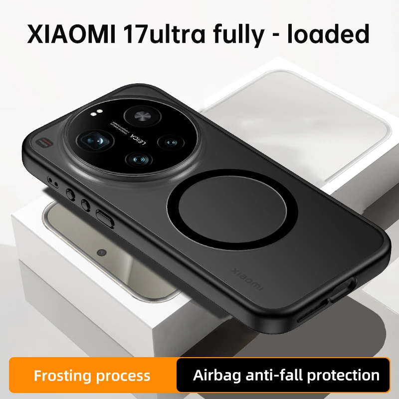 Magsafe Matte Shockproof Magnetic Armor Wireless Charging Case