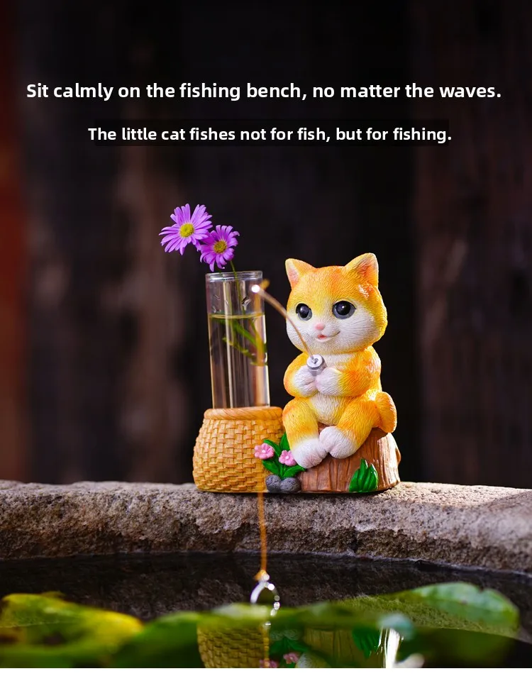 Creative F Book Reading Glass Vase Simulation Dry Flower Holder Cute Living Room Table Test Tube Flower Pot Decoration