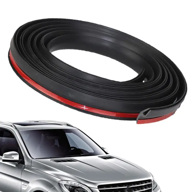 car Windshield Rubber Seal Automotive Trim H-Shape Weather Stripping Front Rear Windscreen Trim Strips Sealing Fits SUVs Pickups