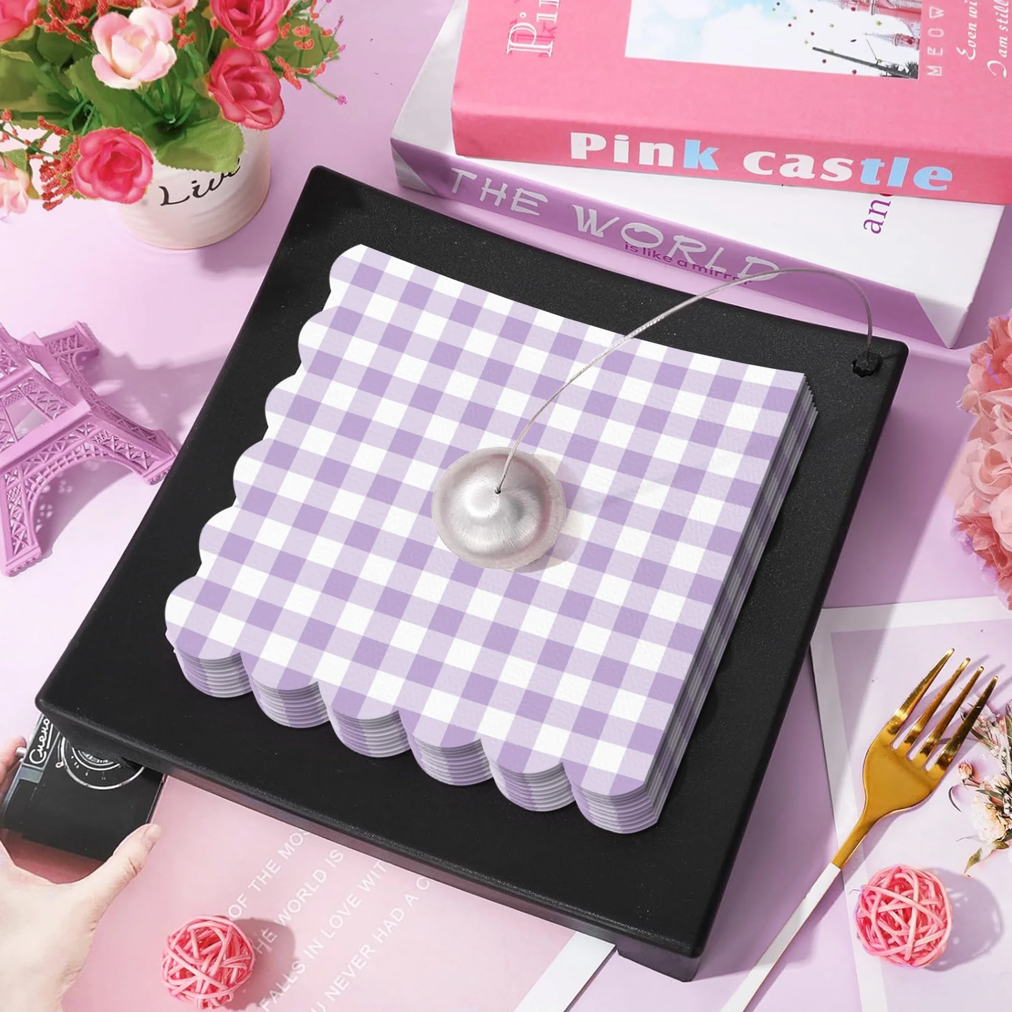 20/40/60 stücke Bunte Plaid Servietten Einweg Abendessen Papier Taschentücher Geburtstag Dekoration Hochzeit Dekoration Party Supplies – Detail 20