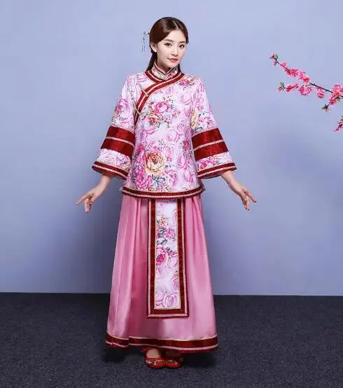 

Ancient Chinese Miss Dress Xiuhe Dress Chinese Bridesmaid Dress