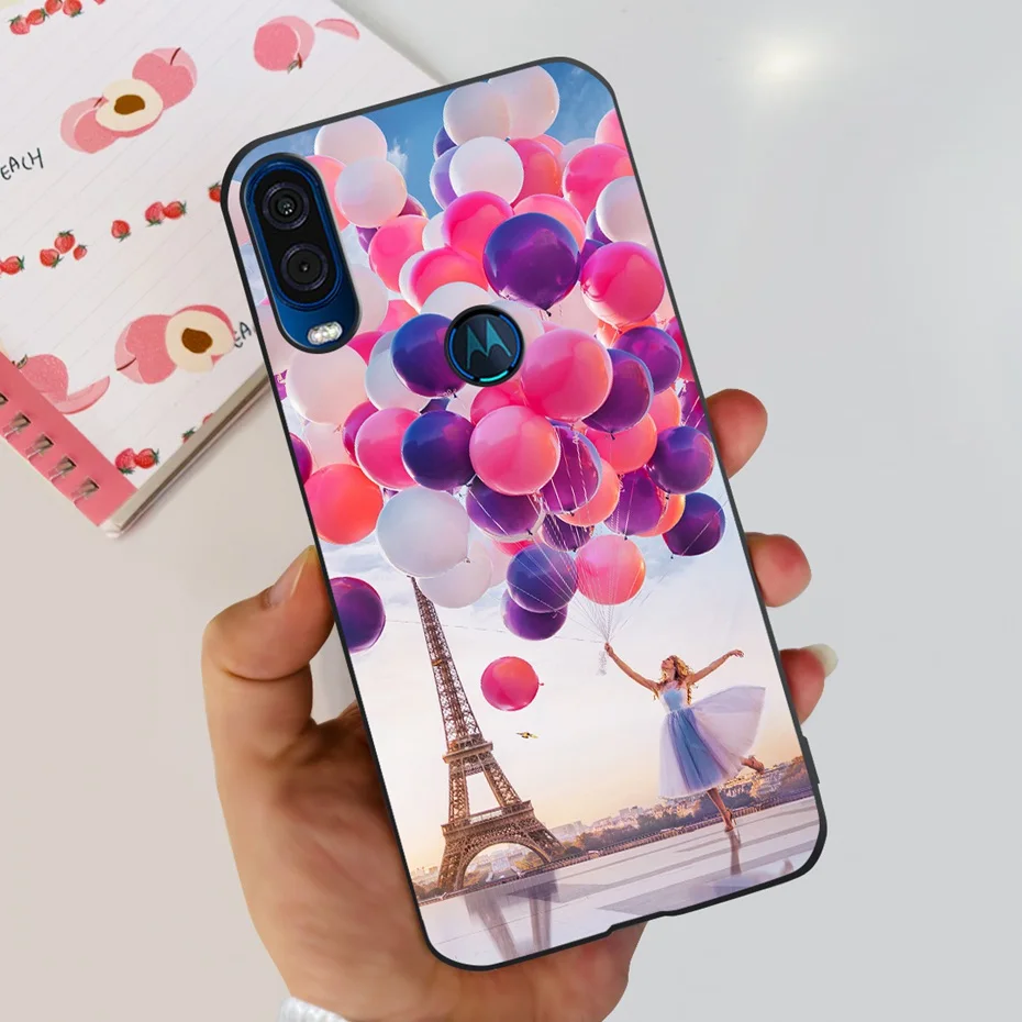 Cute Flower Cat Painted Soft Silicone Phone Case Cover
