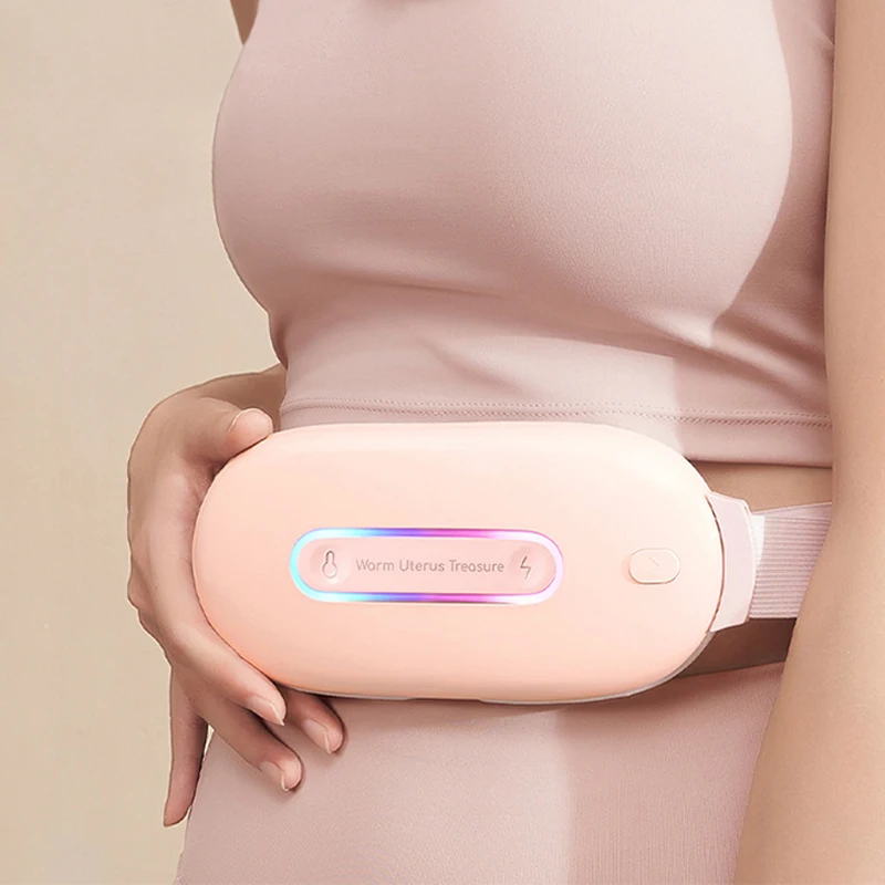 Electric Relieve Menstrual Pain Abdominal Heating Pad Massage Vibration Warm Belt Appliances To Keep The Heat Health Machine таблетница keep health с цепочкой d 8 × 2 см 6 секций микс