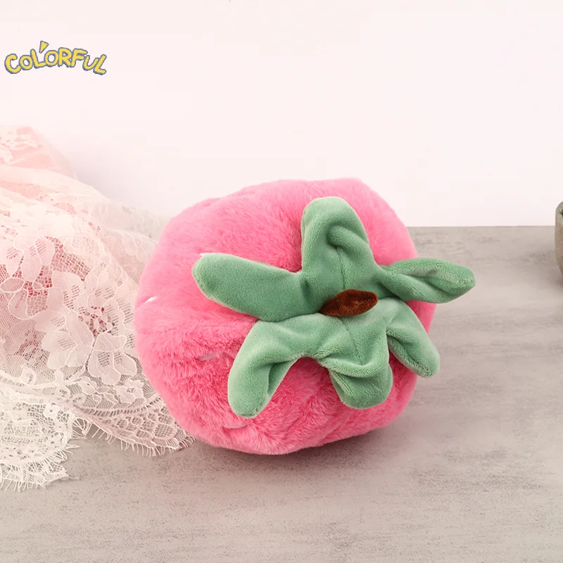 Super Soft Strawberry Pillow Toy Creative Lightweight Cute Strawberry Pillow Doll Home Decorative Doll Ornaments for Girls Gift