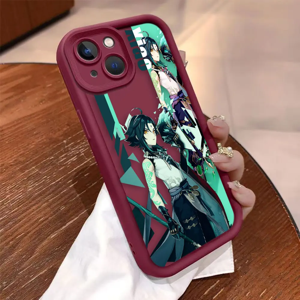 Genshin Impact Miko Xiao Artistry Phone Case