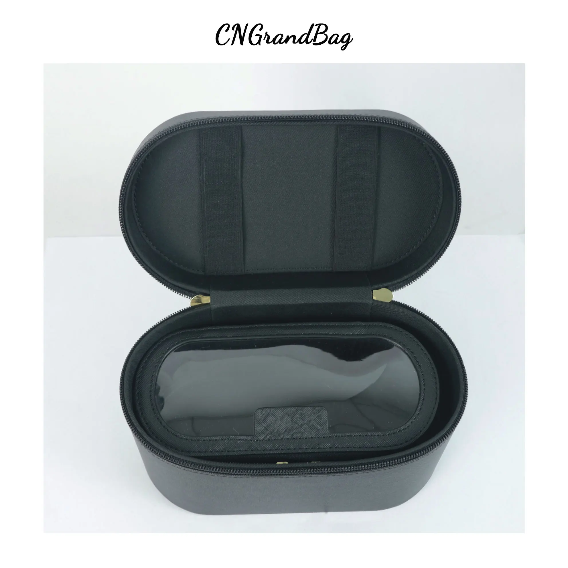 Customisable Name Ladies Saffiano Split Leather Travel Toiletry Case Bag Makeup Organizer Box Dopp Kit Cosmetic Bag Set 6
