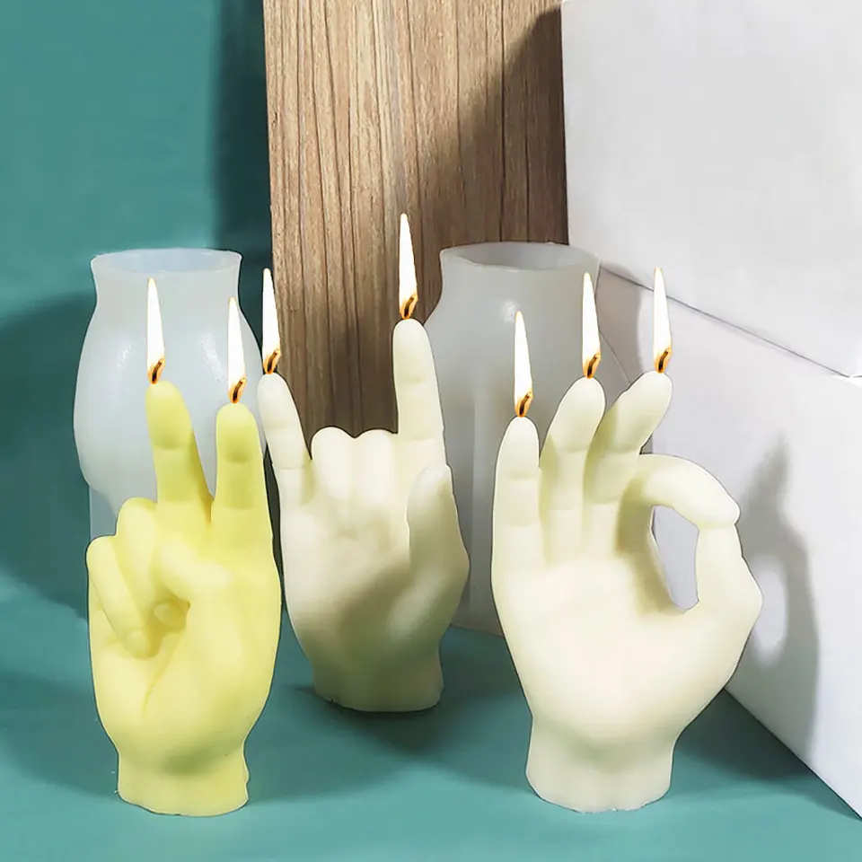 3D cinese Opera di Pechino candela femminile stampo in silicone