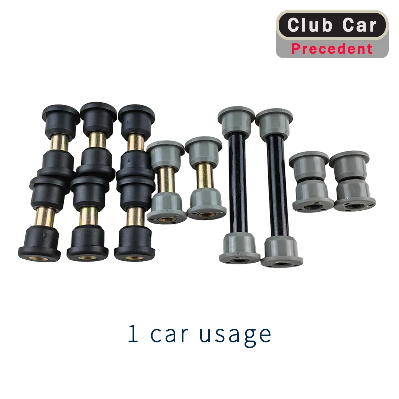 Spring/Front Upper Control Arm Bushing Sleeve Repair Kit for Club Car Precedent Golf Cart OEM #102956201 #102506601 #1015583102