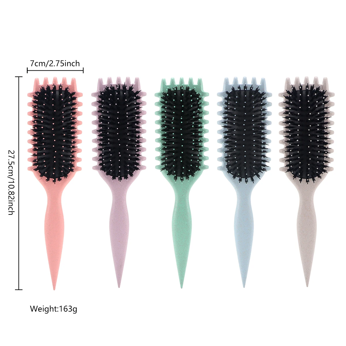 Curly Hair Hairdressing Comb Women Detangling Combs Professional Hair Straightening Scalp Massager Combs Candy Brush Tools 6