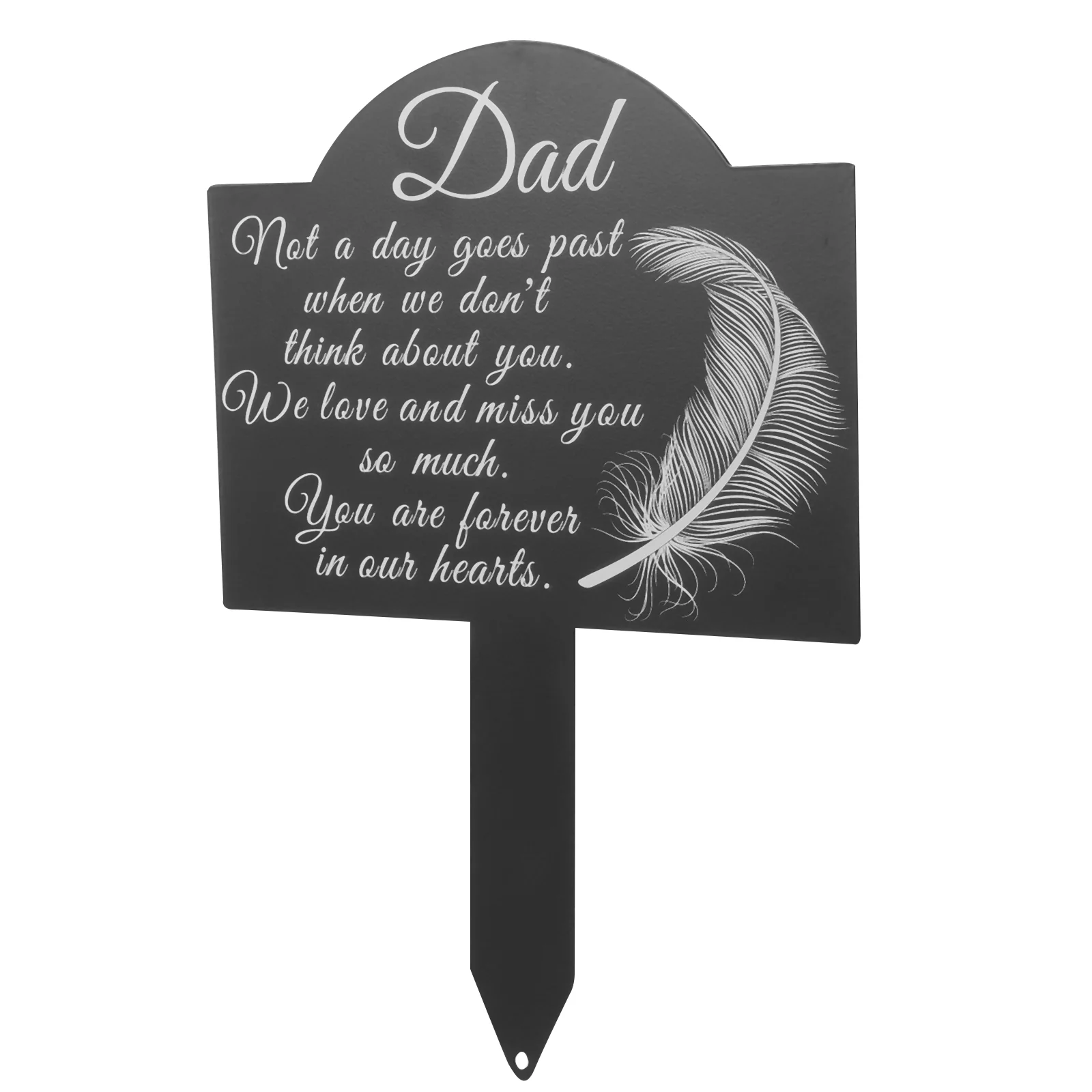 

Grave Halloween Inserted Sign Souvenir Outdoor Decor Lawn Ornaments Garden Decorations Iron