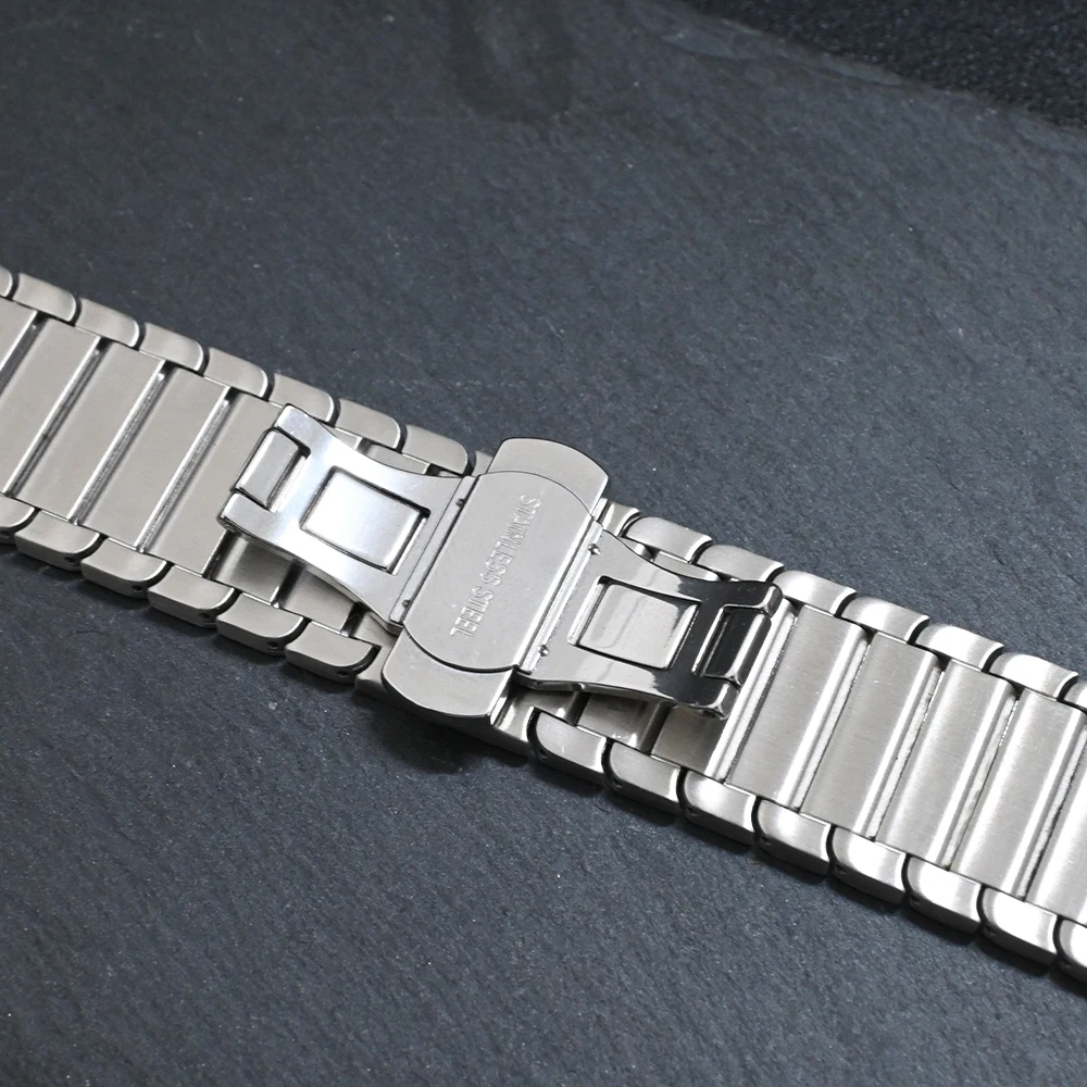 Premium Stainless Steel Watch Band - No Gaps, Universal Fit (Various Sizes)