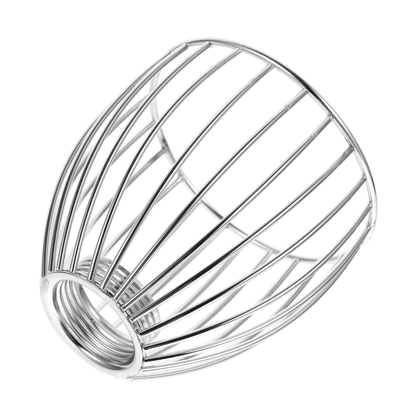 

Lamp Guard Industrial Vintage Light Cage for Pendant Lights Wire Lamp Shade Lamp Holders Silver