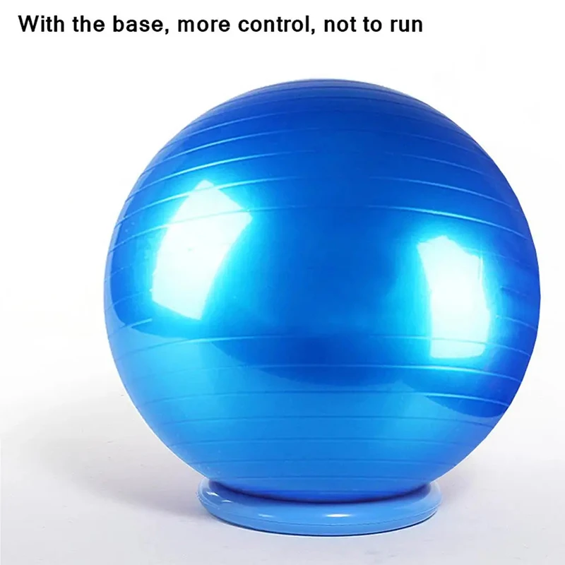 Gym Yoga Ball Base Non-slip Explosion-proof PVC Pilates Round Exercise Thicken Stable Balance Fixed Ring For 55-85cm Yoga Ball