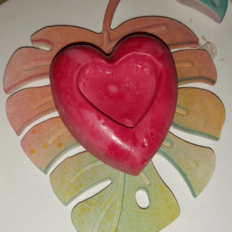 Gegrübeltes Herz Silikonform Liebe Mousse Kuchen Backform für Schokolade Süßigkeiten Dessert Keks Seife Eiswürfelform Kerzenwerkzeuge – Detail 10
