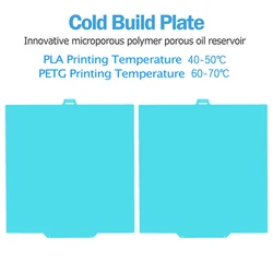 Enhanced Double - Sided PEI Build Plate, 280x280mm - Smooth & Durable Spring Steel Sheet - 280x280mm (Cold Plate no base)