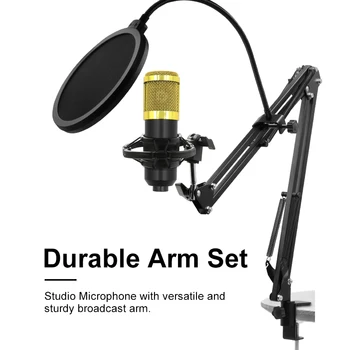BM-800 Condenser Microphone Live Karaoke Song Chat Game Recording Microphone Mobile Phone Computer General Equipment 1