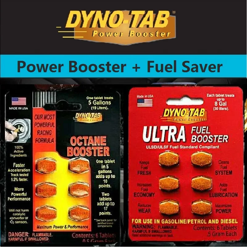 Dyno Tab Ultra Fuel Octane Booster Petrol And Diesel Carbon, 50 OFF