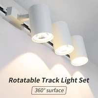 Set Led Track Light Wall Lamp 220v Cob Track Spotlights 12W 20W 30W 40W Track Rail Lighting Fixture For Kitchen Home Shop Store 1