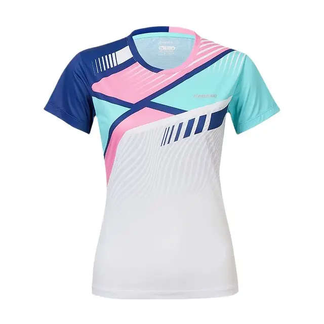 Kawasaki Camiseta deportiva para tenis de mesa, Camiseta deportiva  transpirable con cuello redondo, Color azul, para bádminton, ST V2904| Camisetas de tenis| - AliExpress