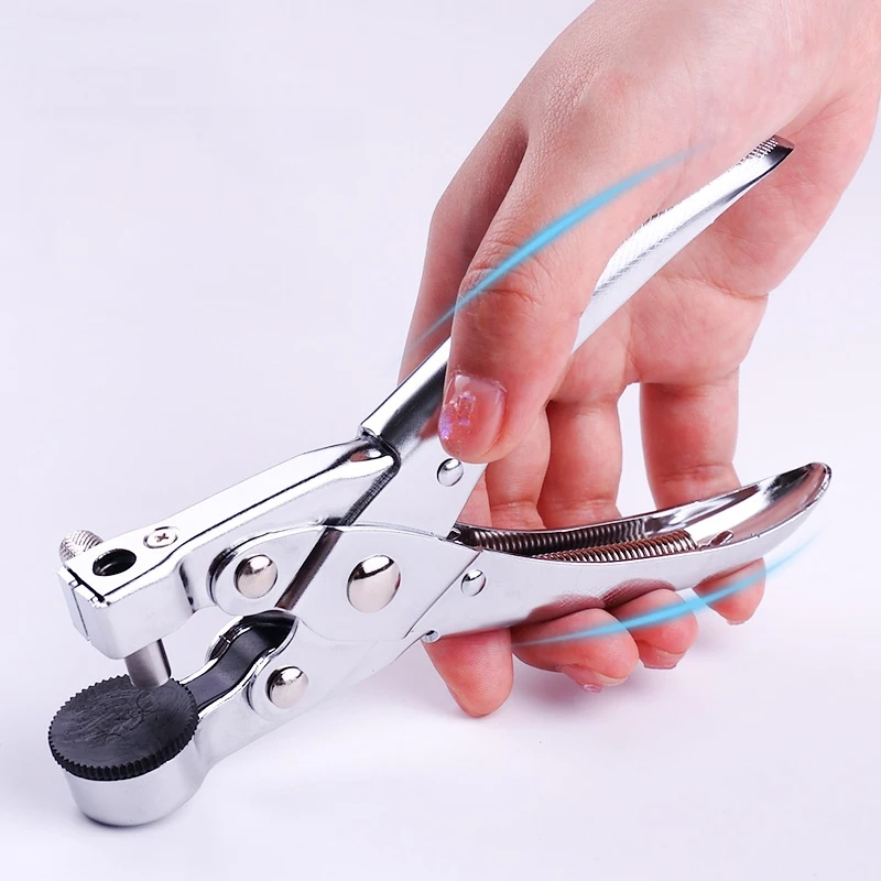 7mm Circle Hole Puncher HandHeld Plier Round Hole Punch for Plastic