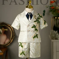 

Children Suits Summer Autumn Wedding Baby Birthday Piano Performance Costume Kids Baptism Eid Festival Boys Sets