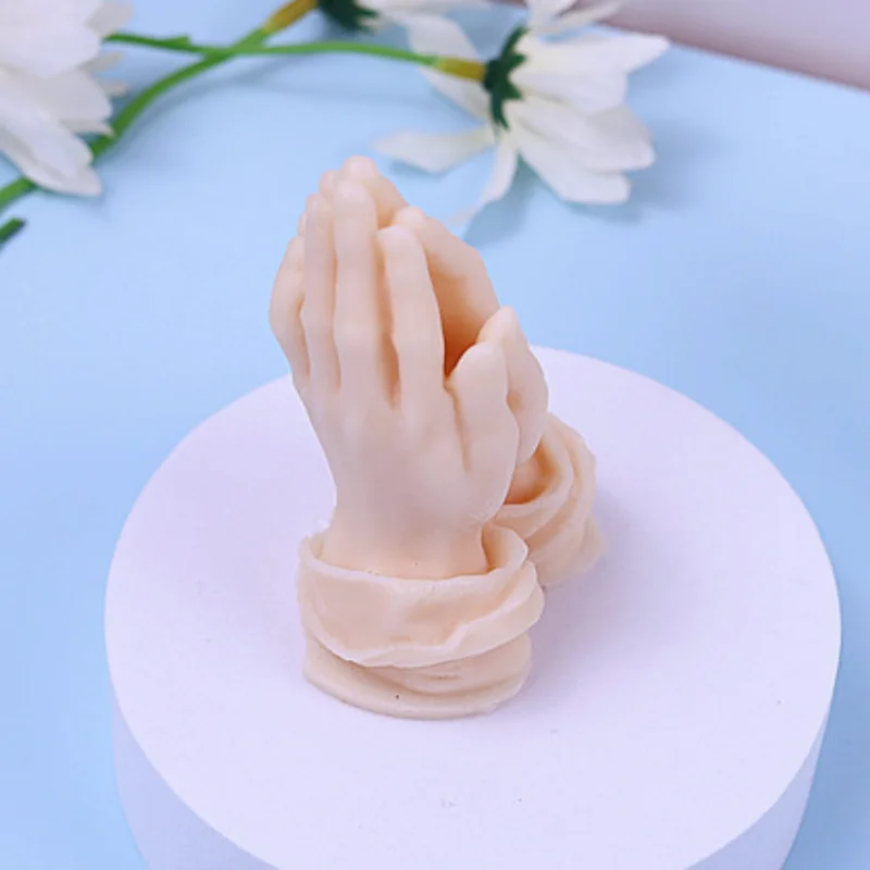 Prayer Hand Candle Mold 5
