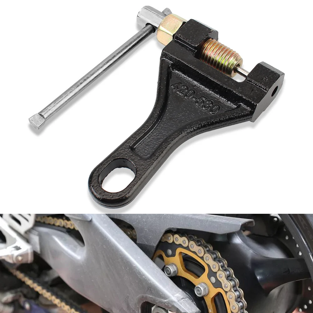 

Universal 420-530 Chain Breaker Cutter For Motorcycle Bike ATV Link Splitter Pin Remover Carbon Steel Spanner Repair Tools