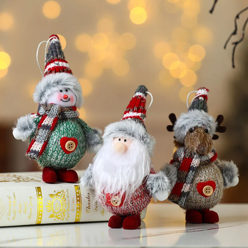 New Year Christmas Tree Decorations Cute Dolls Pendant Navidad Home Decor Christmas Tree Ornaments Xmas Gift