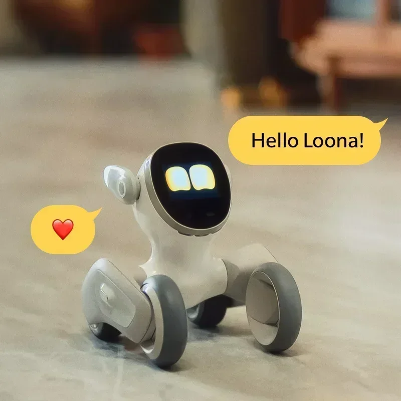 Loona Robot Dog Luna Interaction Animais de estimação virtuais, Intelligent AI Puzzle, Electronic Acompanhe Desktop Computer