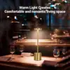 Simple LED Rechargeable Touch Metal Table Lamp Three Colors Bedside Creative Ambient Light Bar Outdoor Decoration Night Light Si 5