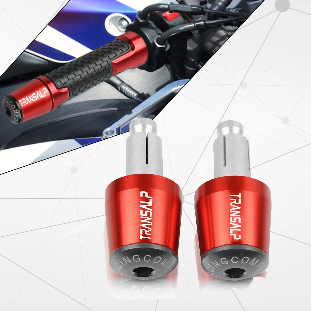 Per Honda Transalp Xlv 600 650 700 Xl700V Transalp Abs Xl 650 V1-V7 Xl650V 7/8*22Mm Manopole Moto Estremità Manubrio Tappo Tappo