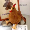 Simulated Funny Hen Plush Creative Cute Toy Bag Doll Birthday Gift Women Hand Bags 2