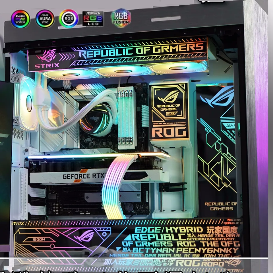 MOD GX601 Mirror Panel ROG Strix Helios Case Lighting DIY PC
