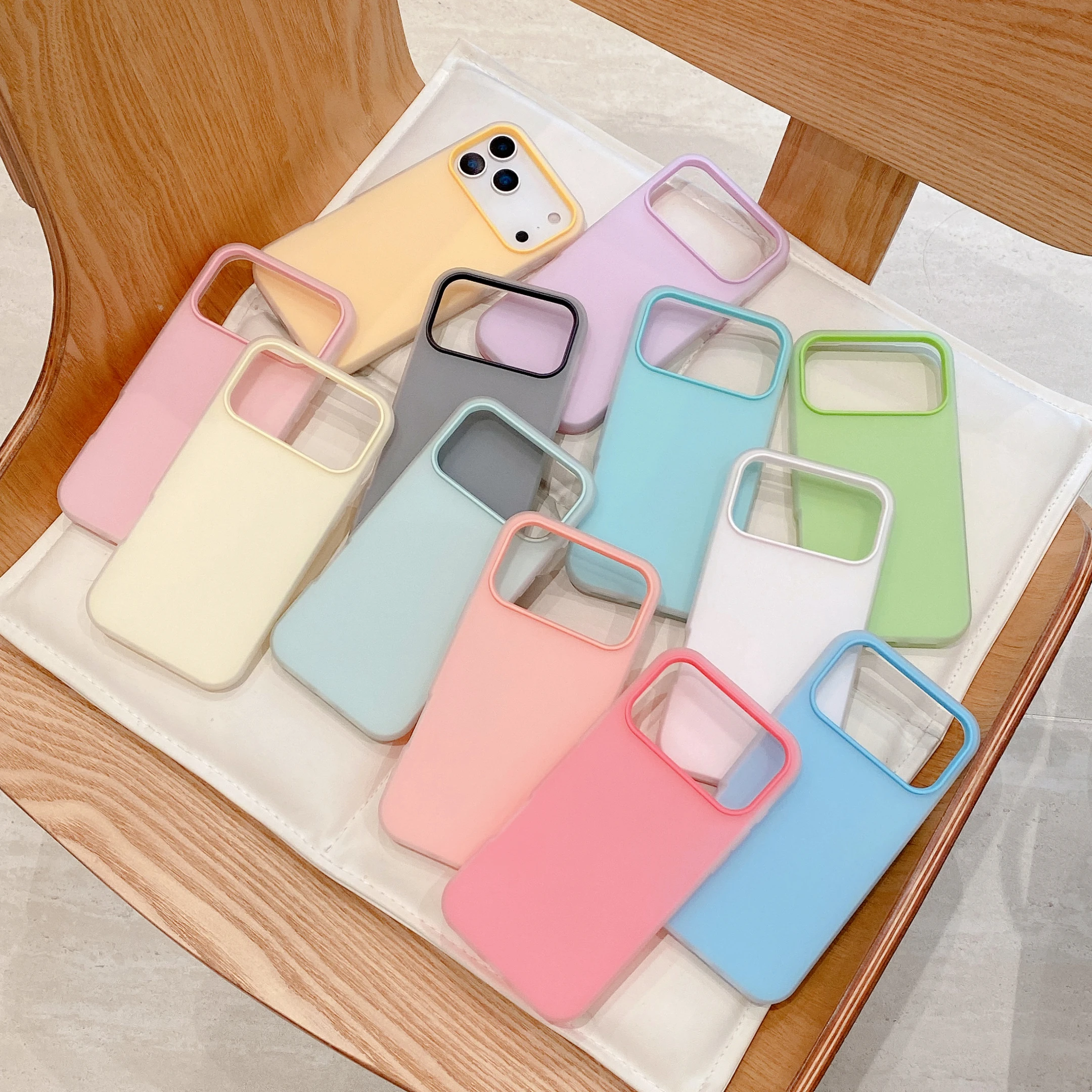 Vibrant Candy Colors Dual-Layer Shockproof Phone Case