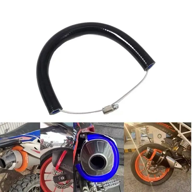 Motorcycle Rear Exhaust Anti-Scald Protective Ring Cover