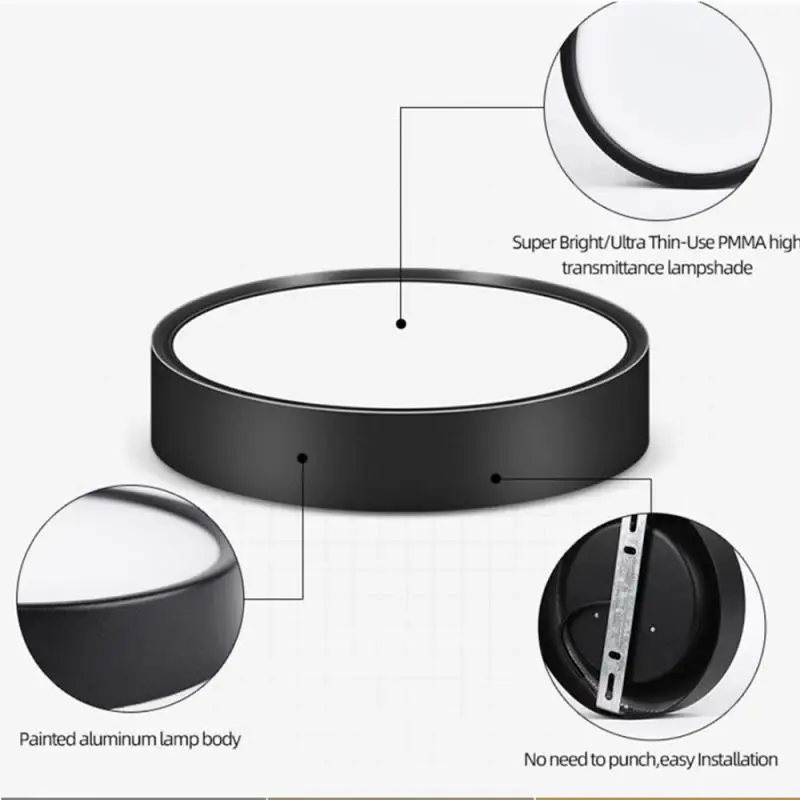 LED 천장 스포트라이트, LED 스포트라이트, 표면 장착 천장 램프, 침실 복도 장식, 220V, 5W, 10 W, 15W