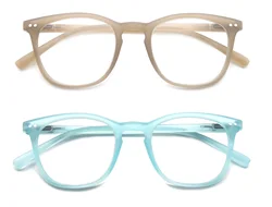 Timeless Round Frame Fruit Candy Style Lightweight Colorful Reading Glasses - +175 (C9 C10)