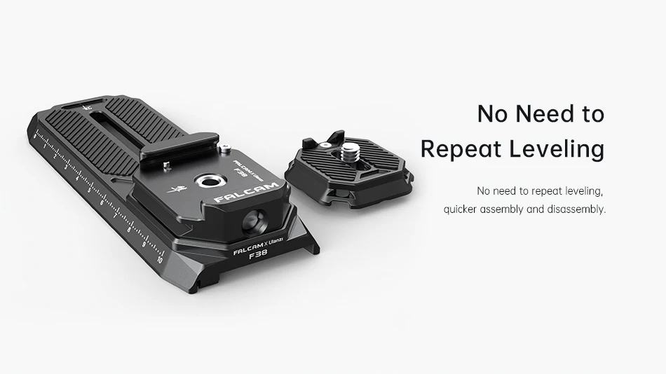 FALCAM F38 Camera Quick Release Plate with 38mm Anti-Offset QR Plate for Ronin-