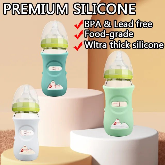 Avent Glass Bottles Olababy Silicone Sleeve For Avent Natural