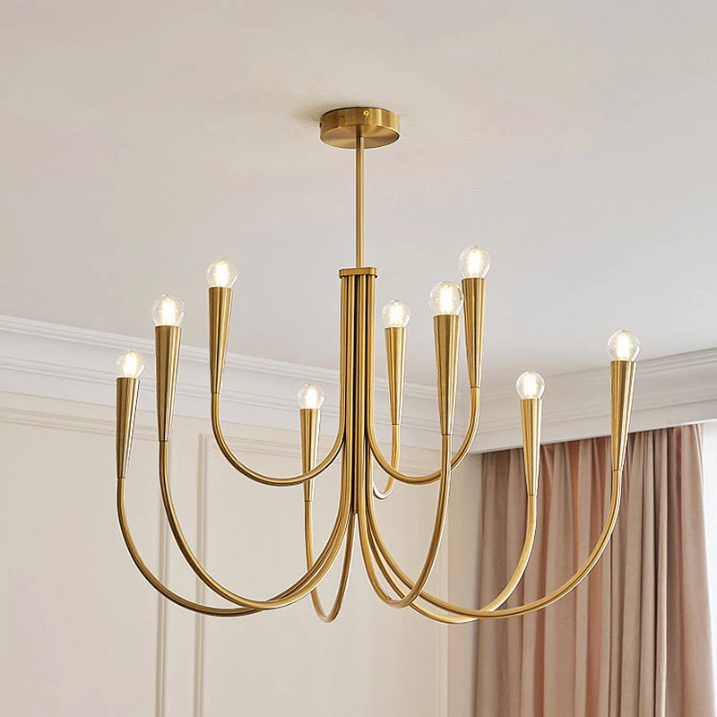 Modern-Gold-Chandelier-Nordic-Dining-Table-Hanging-Lamp-For-Living-Room ...