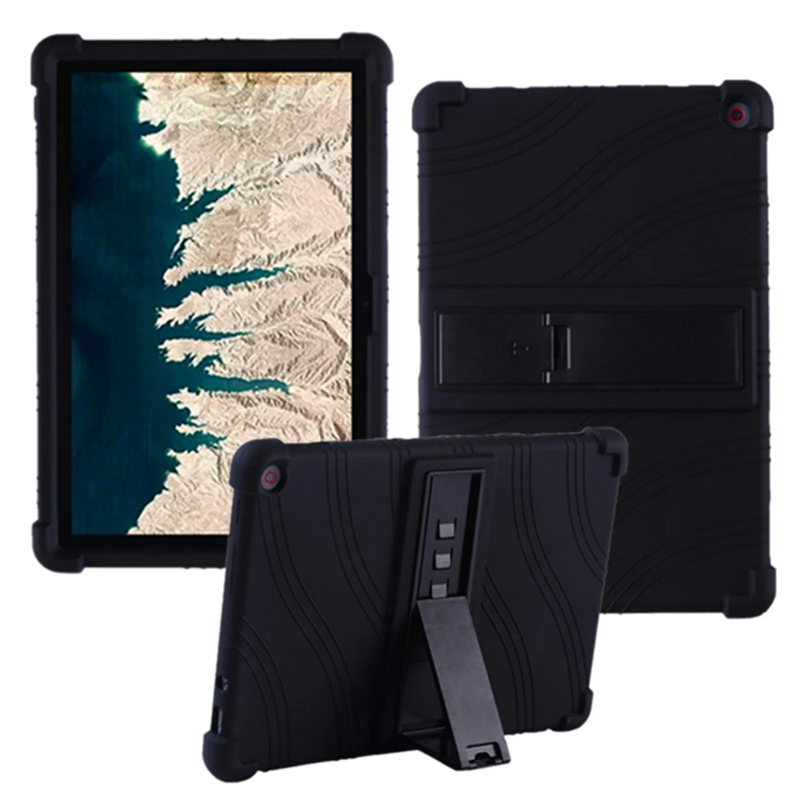 Kids Soft Silicone Case For Lenovo 10e Adjustable Stand Cover For