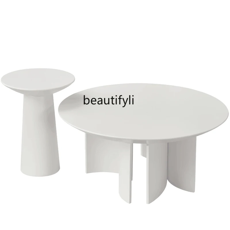 

LBX Light Luxury Modern Special-Shaped Small Apartment Living Room Home Surprise Table Silent Style