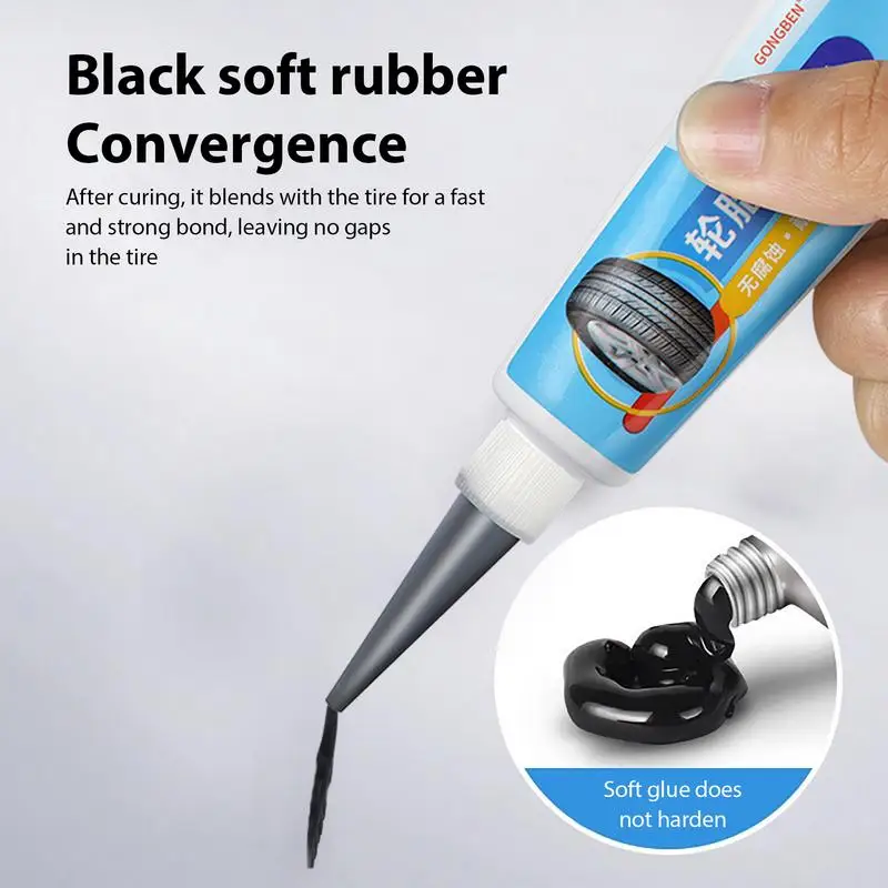 Car Tire Repair Glue Motorbike Bicycle Tyre Tire Repair Sealant Liquid Super-Glue Adhesive For Sidewall Puncture auto tire tools