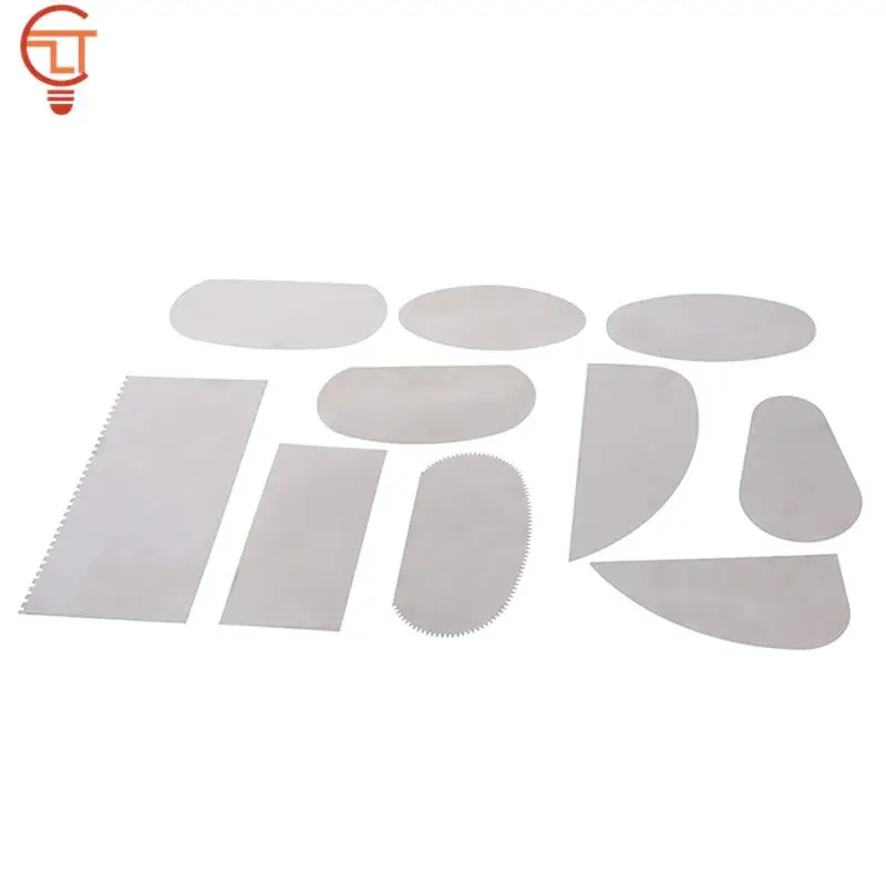 Polymer Clay Tools Pottery Tools Steel Cutter Ceramic Tools Steel Serrated Scraper Pottery Clay Scraper 10PCS