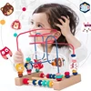 Montessori Maze Circles Around Beads Abacus Math Puzzle Early Learning Educational Wooden Toys For Children Kids1 2 3 Years 6